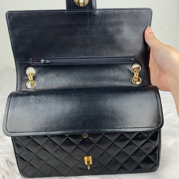 🛑SOLD🛑Chanel vintage double flap CF medium - Picture 8 of 16